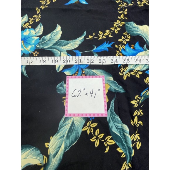 Unbranded‎ Womens Wrap Tropical Floral Swim Cover Scarf Fringe Multi-Use 41x62" - Picture 10 of 10